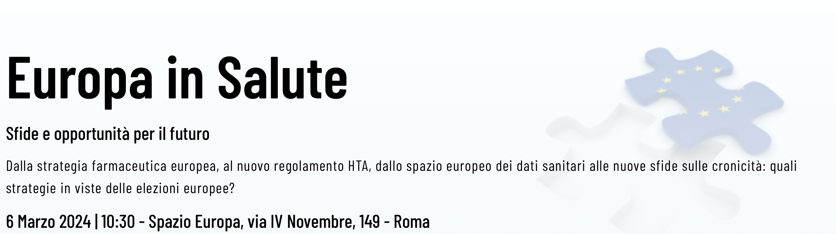 Europa in Salute - Sfide e opportunità per il futuro